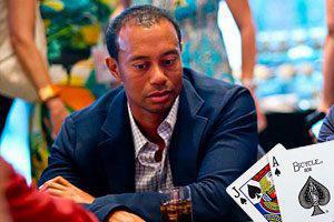 Tiger Woods, swinging for gold at the Blackjack table