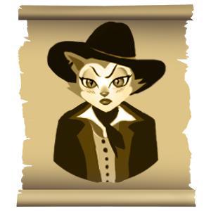 Female wild west casino games player