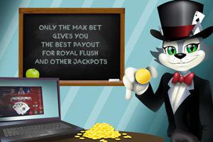 Video poker tips – Bet max coins